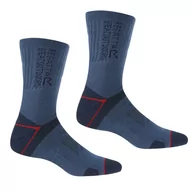 Skarpetki męskie - Regatta Męskie Skarpety Blister Protect II Granatowo-niebieski, Rozmiar: 43-47 - miniaturka - grafika 1
