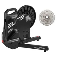 Trenażery rowerowe - Trenażer rowerowy ELITE Suito-T + Kaseta zębatek SHIMANO Deore CS-M5100-11 - miniaturka - grafika 1