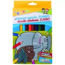 Kredki ołówkowe Jumbo sześciokątne 12 sztuk - Przybory szkolne - miniaturka - grafika 2