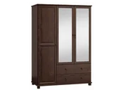 Szafy - Szafa sosnowa 3D nr6 S133 orzech - miniaturka - grafika 1