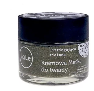 La-Le Kremowa Maska Do Twarzy Iftingująca Zielona 50ml - Maseczki do twarzy - miniaturka - grafika 1