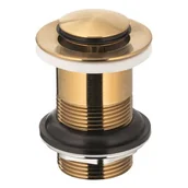 Korki do umywalek - Korek do umywalki KFA ARMATURA 660-353-31 Złoto szczotkowane - miniaturka - grafika 1