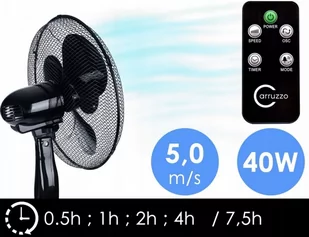 Duży regulowany wentylator stojący z pilotem - Pościel dla dzieci - miniaturka - grafika 2