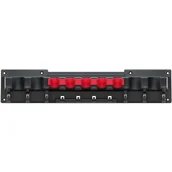 Inne artykuły do sprzątania - Wieszak Duży MULTI HOLDER Na Narzędzia Miotły Czarno-Czerwony - miniaturka - grafika 1