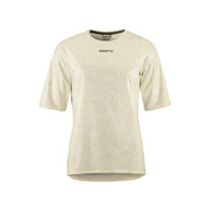 Koszulki i topy damskie - Damska Koszulka z krótkim rękawem CRAFT CORE OFFROAD XT SS JERSEY W 1914569-214000 – Beżowy - miniaturka - grafika 1