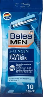 Balea Men Jednorazowe Maszynki 2-ostrzowe 10 szt. - Maszynki do golenia i wkłady - miniaturka - grafika 1