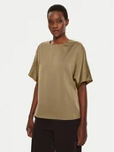 Bluzki damskie - JOOP! Bluzka Bianca 10017931 30044801 Beżowy Regular Fit - miniaturka - grafika 1