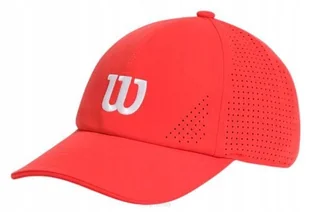 Czapka tenisowa Wilson Active Perforated Cap czerwona L/XL - Czapki i chusty sportowe męskie Czapka tenisowa Wilson Active Perforated Cap czerwona L/XL - Czapki i chusty sportowe męskie - miniaturka - grafika 1