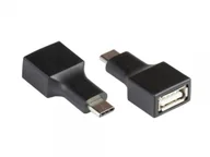 Adaptery i przejściówki - Alcasa USB-AD201 przejściówka do kabli USB C USB A Czarny - miniaturka - grafika 1