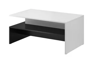 Stolik kawowy Baros 99 - biały / czarny - Ławy i stoliki kawowe - miniaturka - grafika 1