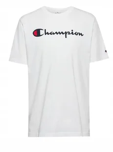 KOSZULKA męska CHAMPION 220256-WW001 t-shirt bawełniany biały XL - Koszulki męskie - miniaturka - grafika 1