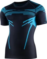 Koszulki męskie - Brubeck SS13700 Koszulka męska DRY z krótkim rękawem grafitowy/niebieski XXL - miniaturka - grafika 1