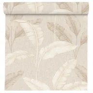 Tapety - Tapeta Liście Selection Paper 200331 beżowa papierowa - miniaturka - grafika 1