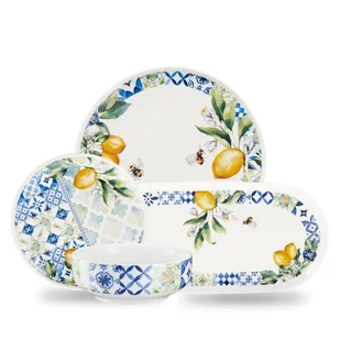 Serwis obiadowy porcelanowy na 6 osób LIMONETTI - Serwisy obiadowe Serwis obiadowy porcelanowy na 6 osób LIMONETTI - Serwisy obiadowe - miniaturka - grafika 1