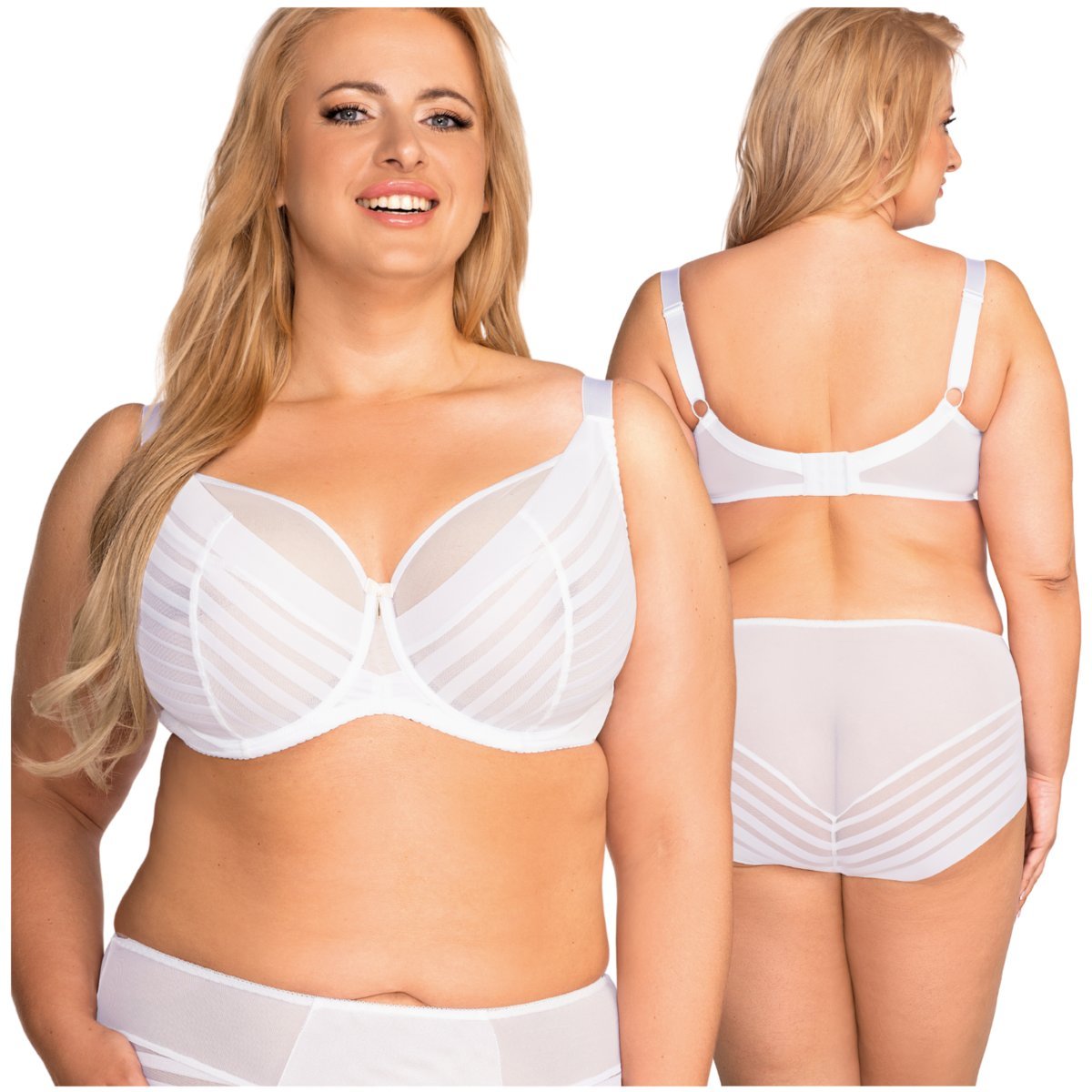 Biustonosz Nessa Alizee Soft biały - 75H