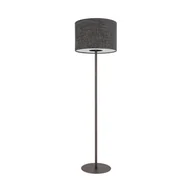 Lampy stojące - Lampa podłogowa z ciemnym tkaninowym abażurem 11663 z serii AMARELA - miniaturka - grafika 1