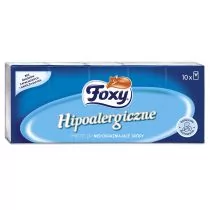 Foxy CHUSTECZKI HIGIENICZNE 10*10 HIPOALERGICZNE - Chusteczki higieniczne - miniaturka - grafika 1