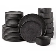 Serwisy obiadowe - Serwis obiadowy Anun czarny-12 - miniaturka - grafika 1