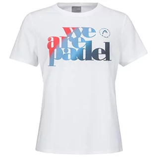 Koszulki i topy damskie - HEAD Damska koszulka We Are Padel II (1 opakowanie) - grafika 1