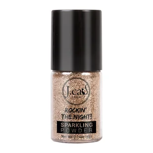 J.Cat Beauty Rockin The Night Sparkling Powder Sypki Pigment 213 Gatsby's Party - Cienie do powiek - miniaturka - grafika 1