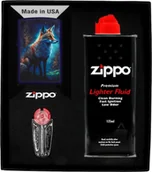 Trafika - Zestaw ZIPPO Zapalniczka FOX DESIGN Prezentowy No1 - miniaturka - grafika 1