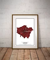 Plakaty - Plakat, Crimson Cities - London, 59,4x84,1 cm - miniaturka - grafika 1