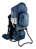 Nosidełka dla dzieci - Nosidełko turystyczne Kohla Happy Transporter - navy peony - miniaturka - grafika 1