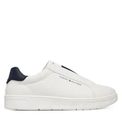 Buty dla chłopców - Sneakersy Tommy Hilfiger Low Cut Sneaker T3X9-34359-1355 S Biały - miniaturka - grafika 1