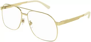 Okulary korekcyjne, oprawki, szkła - Gucci Okulary korekcyjne GG1224O-002 - grafika 1