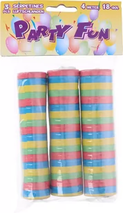 Serpentyna na imprezę urodziny PARTY x3 - Dekoracje sali - miniaturka - grafika 2