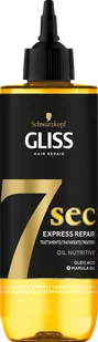 Schwarzkopf Gliss Oil Nutritive 7 sec 200 ml - Maski do włosów - miniaturka - grafika 1