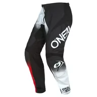 Odzież motocyklowa - O'NEAL | Spodnie Motocross | Enduro MX | Maksymalna swoboda ruchów, lekka, oddychająca i wytrzymała konstrukcja | Element Racewear V.22 Pants | Dorośli | Black White Red | Rozmiar 40/56 - miniaturka - grafika 1