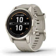 Smartwatch - Garmin Fenix 7S PRO Sapphire 010-02776-15 Beżowy - miniaturka - grafika 1