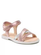 Buty dla dziewczynek - Geox Sandały J S.Karly G. D J5235D 0HINF C8011 M Różowy - miniaturka - grafika 1