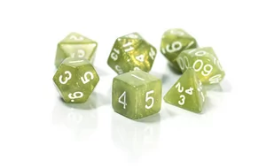 Kostki RPG Dziecko Orka Zestaw 7 Perłowych Kości - Gry planszowe - miniaturka - grafika 1