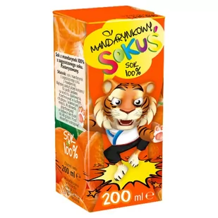 Sok "Sokuś" - Mandarynkowy Sante, 200ml - Soki i napoje niegazowane - miniaturka - grafika 1