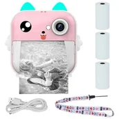 Drukarki kart i etykiet - EXTRALINK EPP-003 Różowy - miniaturka - grafika 1