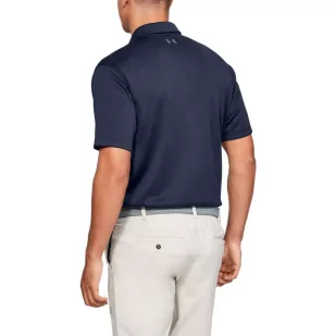 Koszulka męska Under Armour TECH POLO - Koszulki sportowe męskie - miniaturka - grafika 2