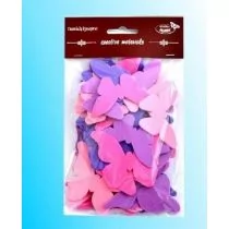 Galeria Hobby Motyle różowo-fioletowe 52 szt. - Zabawki kreatywne - miniaturka - grafika 1