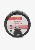 Akcesoria obuwnicze - Czarna Nabłyszczająca Gąbka do Pielęgnacji Obuwia ze Skóry Vices Lanisela - miniaturka - grafika 1