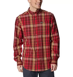 Columbia Koszula męska, Mountain Red Multi Plaid 2, XL - Koszule męskie - miniaturka - grafika 1