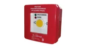 Sprzęt przeciwpożarowy - elektromet Przycisk ppoż. n/t 2 tory prądowe 12A R-Z samoczynny diody czerw/ziel 24VDC/24V DC PPWP-1s A/1 901400 901400 - miniaturka - grafika 1