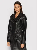 Kurtki damskie - Noisy May Kurtka z imitacji skóry Rollo 27017175 Czarny Slim Fit - miniaturka - grafika 1