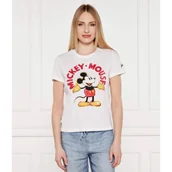 Koszulki i topy damskie - Desigual T-shirt MICKEY MOUSE | Desigual x Disney | Regular Fit - miniaturka - grafika 1