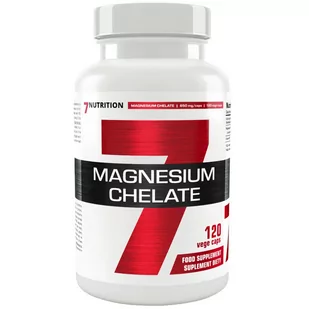 7Nutrition Magnesium Chelate 120Vcaps - Suplementy naturalne 7Nutrition Magnesium Chelate 120Vcaps - Suplementy naturalne - miniaturka - grafika 1