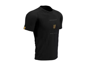 COMPRESSPORT Koszulka biegowa PERFORMANCE SS T-SHIRT Black Edition 2022 czarna - Koszulki sportowe męskie - miniaturka - grafika 4