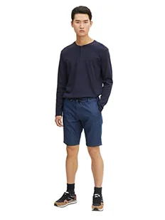 TOM TAILOR Męskie Bermudy szorty o wyglądzie dżinsów 1031272, 10114 - Clean Dark Stone Blue Denim, 30 - Spodenki damskie - miniaturka - grafika 1