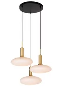 Lampy sufitowe - Signala lampa wisząca 3xE27 złota/czarna 25413/13/02 - miniaturka - grafika 1