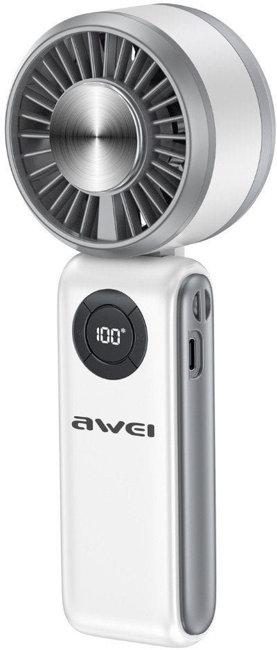 Wiatrak ręczny AWEI F39 Fast Ice biały