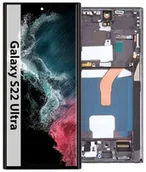 Części serwisowe do telefonów - Wyświetlacz Do Samsung Galaxy S22 Ultra S908 S908B LCD Ekran Ramka OLED - miniaturka - grafika 1